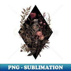 botanical potion bottle - modern sublimation png file - instantly transform your sublimation projects