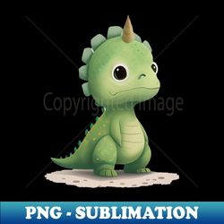Cute little dinosaur illustration - Sublimation-Ready PNG File - Instantly Transform Your Sublimation Projects