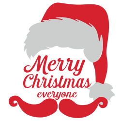 Merry christmas everyone santa Svg, Funny Christmas Svg, Merry Christmas Svg, Christmas Svg, Digital download