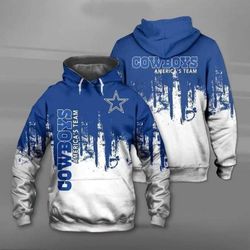 Dallas Cowboys Hoodie 3D Style407 All Over Printed