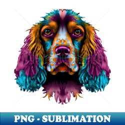 Springer Spaniel Photo Design Art - Modern Sublimation PNG File - Bring Your Designs to Life