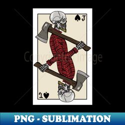 Lumberjack Card - Premium PNG Sublimation File - Stunning Sublimation Graphics