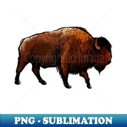 Bison - Sublimation-Ready PNG File - Revolutionize Your Designs