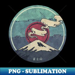 Fuji - Artistic Sublimation Digital File - Unlock Vibrant Sublimation Designs