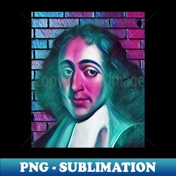 Baruch Spinoza Portrait  Baruch Spinoza Artwork 4 - PNG Transparent Sublimation File - Perfect for Sublimation Mastery
