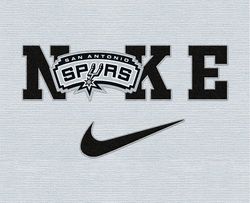 Nike San Antonio Spurs Svg, Stitch Nike Embroidery Effect, NBA Logo, Basketball Svg, NBA, Nike Nba Design 28