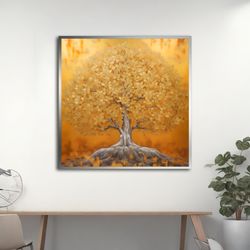 Tree Canvas painting, Modern Decor Ideas For Your Home And Office Natural And Vibrant Home Wall Decor