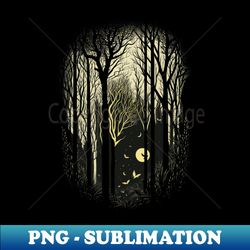 Creepy Forest 1 - Aesthetic Sublimation Digital File - Stunning Sublimation Graphics