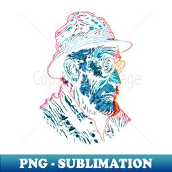 Old Man Neon Light - Exclusive PNG Sublimation Download - Add a Festive Touch to Every Day