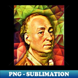 Denis Diderot Snow Portrait  Denis Diderot Artwork 15 - Instant Sublimation Digital Download - Enhance Your Apparel with Stunning Detail