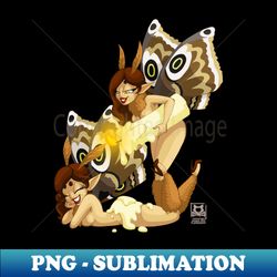 Moth to a Flame - Premium PNG Sublimation File - Perfect for Personalization