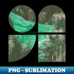 emerald green landscape - creative sublimation png download - unleash your creativity