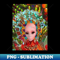 Alien Flower - Premium Sublimation Digital Download - Unleash Your Inner Rebellion