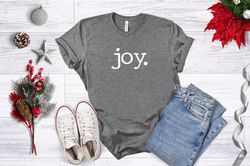 Christmas Shirt, Joy Shirt, Merry Christmas Shirt, Choose Joy, Joy Winter Shirt, Typewriter Font, Pixelated Font
