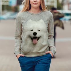 Samoyed Sweater, Unisex Sweater, Sweater For Dog Lover