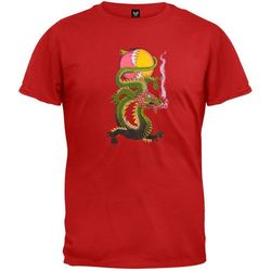 Grateful Dead &8211 Lightning Bolt Dragon SYF Cardinal T-Shirt