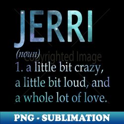 Jerri - Retro PNG Sublimation Digital Download - Perfect for Creative Projects