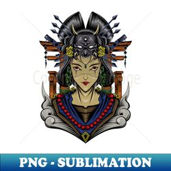 The geisha illustration - Exclusive PNG Sublimation Download - Instantly Transform Your Sublimation Projects