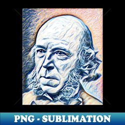 Herbert Spencer Portrait  Herbert Spencer Artwork 12 - Artistic Sublimation Digital File - Bold & Eye-catching