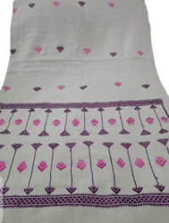 Fabric Khadar Phulkari Hand Embroidery Size large shirt unstitch