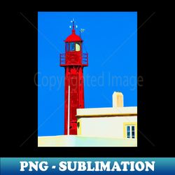 Cabo Raso Lighthouse Cascais Lisbon - Premium Sublimation Digital Download - Bold & Eye-catching