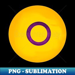 Intersex  pride flag colours circular sphere - Exclusive Sublimation Digital File - Perfect for Sublimation Mastery