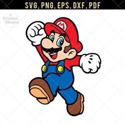 Super Mario One SVG, Retro Game PNG Clipart, Compatible with Cricut and Cutting Machine