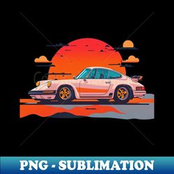 simple sunrise backdrop for  cool colorful car - png transparent digital download file for sublimation - unleash your inner rebellion