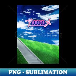 most iconic anime landscape - high-resolution png sublimation file - create with confidence