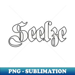 Seelze written with gothic font - Vintage Sublimation PNG Download - Add a Festive Touch to Every Day