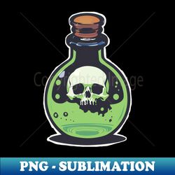 poison bottle - instant png sublimation download - fashionable and fearless