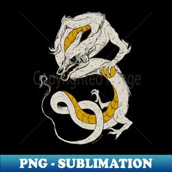 Golden Kin Dragon - Digital Sublimation Download File - Bold & Eye-catching