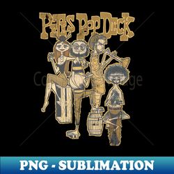 Petes Poop Deck 1957 - Disstresed Vintage Style - Stylish Sublimation Digital Download - Enhance Your Apparel with Stunning Detail