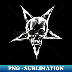 Skull Pentagram - Exclusive Sublimation Digital File - Perfect for Personalization
