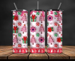 Grinchmas Christmas 3D Inflated Puffy Tumbler Wrap Png, Christmas 3D Tumbler Wrap, Grinchmas Tumbler PNG 146