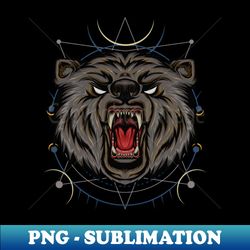 the bear illustration - png transparent sublimation design - spice up your sublimation projects