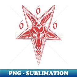 satanic goat - Vintage Sublimation PNG Download - Add a Festive Touch to Every Day