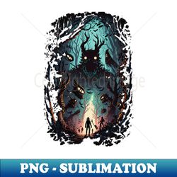 Creeps In The Forest 3 - Digital Sublimation Download File - Transform Your Sublimation Creations