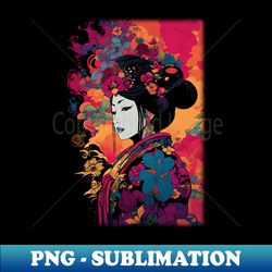 Geisha - Trendy Sublimation Digital Download - Fashionable and Fearless