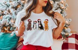 Christmas Dogs Shirt, Dog Mom Shirt, Christmas Dogs Shirt, Dogs Shirt, Puppies Shirt, Christmas Shirt, Christmas Tshirt,