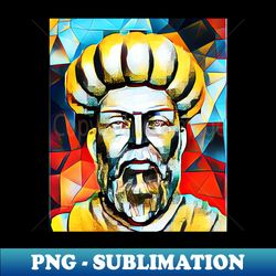 Ibn al Nafis Abstract Portrait  Ibn al Nafis Artwork 2 - Sublimation-Ready PNG File - Perfect for Sublimation Art