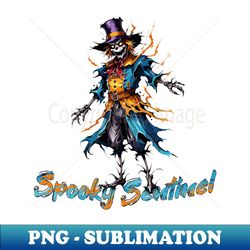 Spooky Sentinel - Halloween Scarecrow - Instant PNG Sublimation Download - Perfect for Sublimation Art