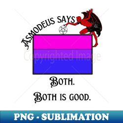 Asmodeus Bi Pride - Premium Sublimation Digital Download - Bold & Eye-catching