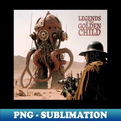legends of the golden child - decorative sublimation png file - stunning sublimation graphics