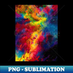 trippy galaxy - decorative sublimation png file - defying the norms