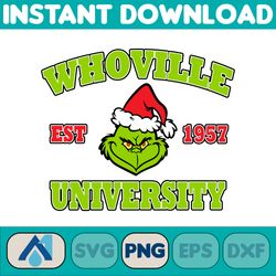 Grinch PNG Cliparts Bundle, Grinch PNG Cartoon Cliparts for Sublimation, Grinch Movie Themed (2)