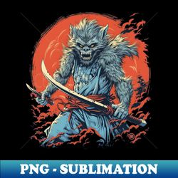 Demon Samurai - High-Quality PNG Sublimation Download - Perfect for Sublimation Art