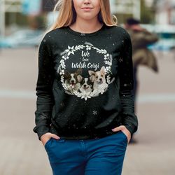 Winter Welsh Corgi Sweater, Unisex Sweater, Sweater For Dog Lover