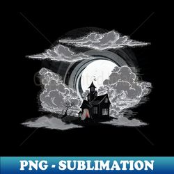 Spooky House - Sublimation-Ready PNG File - Enhance Your Apparel with Stunning Detail