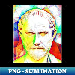 Megasthenes Colourful Portrait  Megasthenes Artwork 11 - Modern Sublimation PNG File - Add a Festive Touch to Every Day